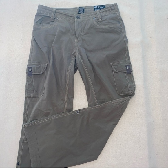 Kuhl Women's Olive Cargo Pants - Picture 1 of 9